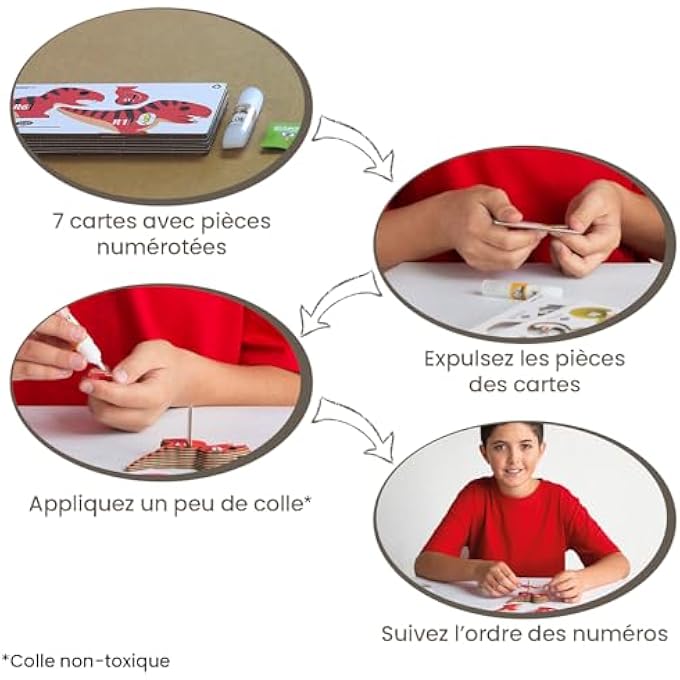 BALD EAGLE 3D PUZZLE, 22 PIECE ECO-FRIENDLY EDUCATIONAL LEARNING PUZZLES FOR KIDS 6+ - Image 4